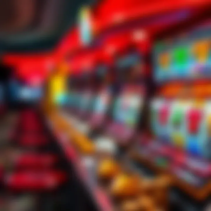 Diverse selection of online slot games available