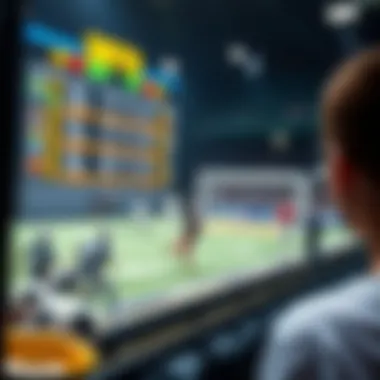 An illustration of different types of sports bets