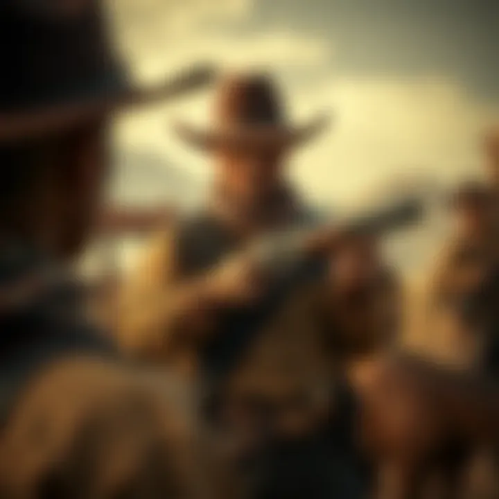 Visual representation of player experience in Wild West Gold.